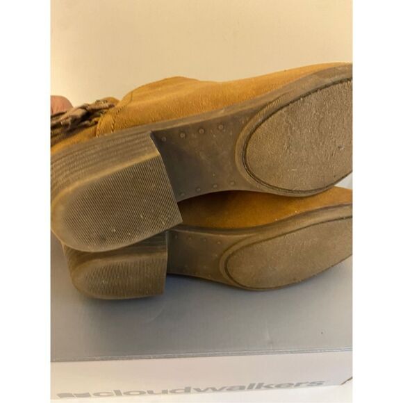 Cloudwalkers Cognac #0396 fringe suede leather boots 10m - Picture 5 of 7
